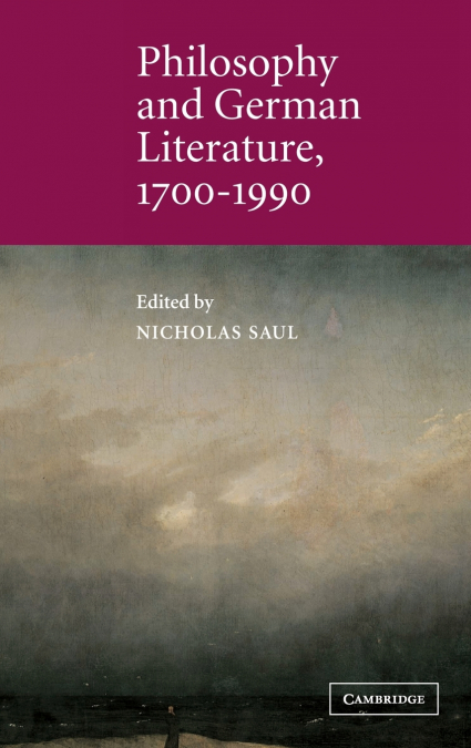 Philosophy and German Literature, 1700-1990