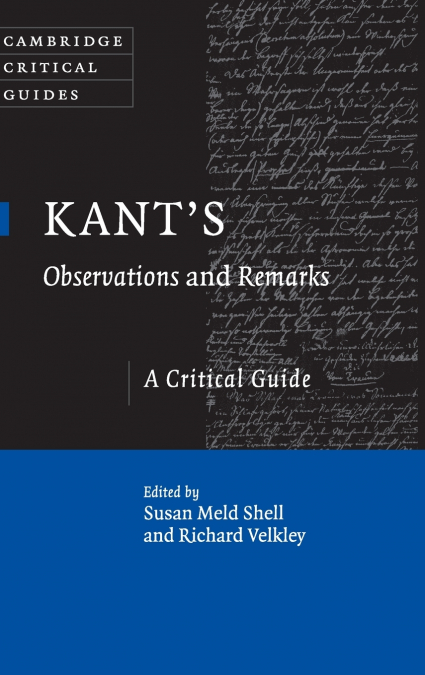 Kant’s Observations and Remarks
