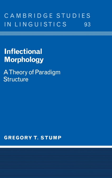 Inflectional Morphology
