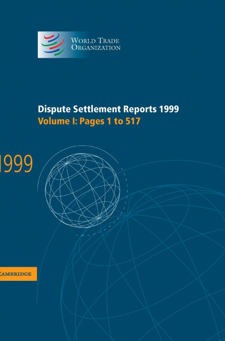 Dispute Settlement Reports 1999