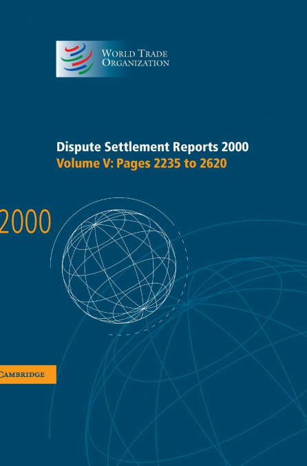 Dispute Settlement Reports 2000