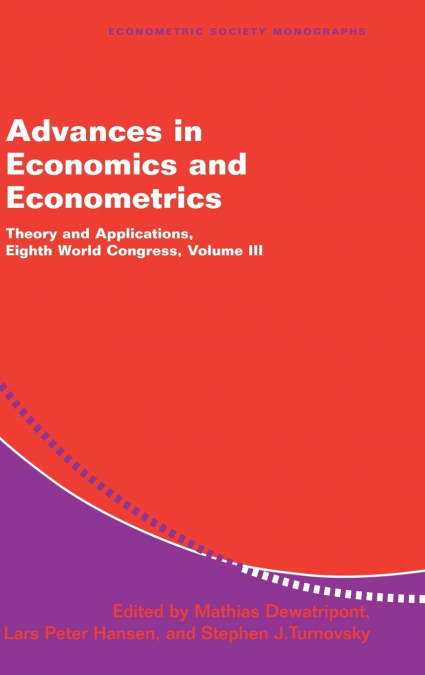 Advances in Economics and Econometrics