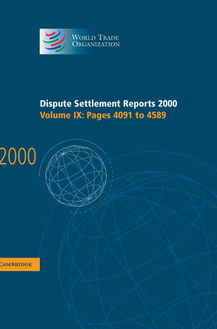 Dispute Settlement Reports 2000