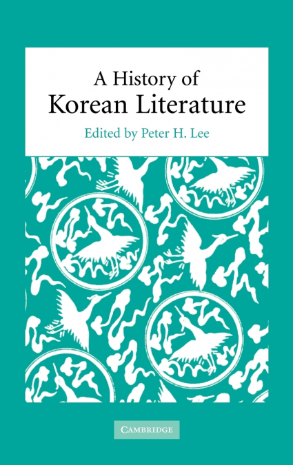 A History of Korean Literature