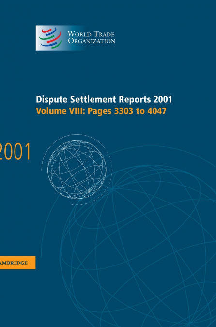Dispute Settlement Reports 2001