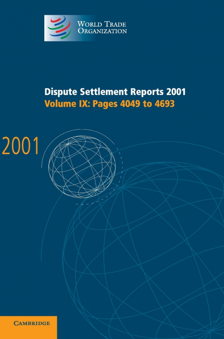 Dispute Settlement Reports 2001
