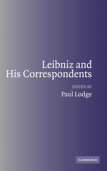 Leibniz and his Correspondents