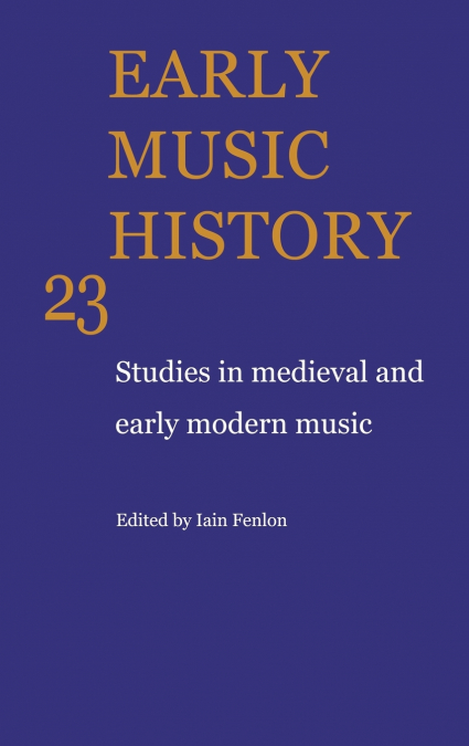 Early Music History