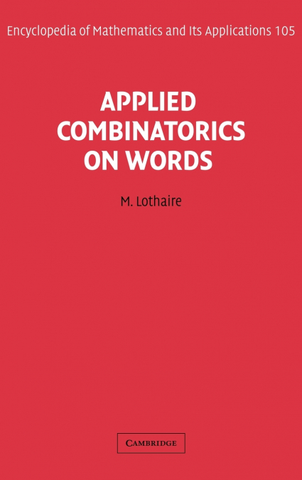 Applied Combinatorics on Words
