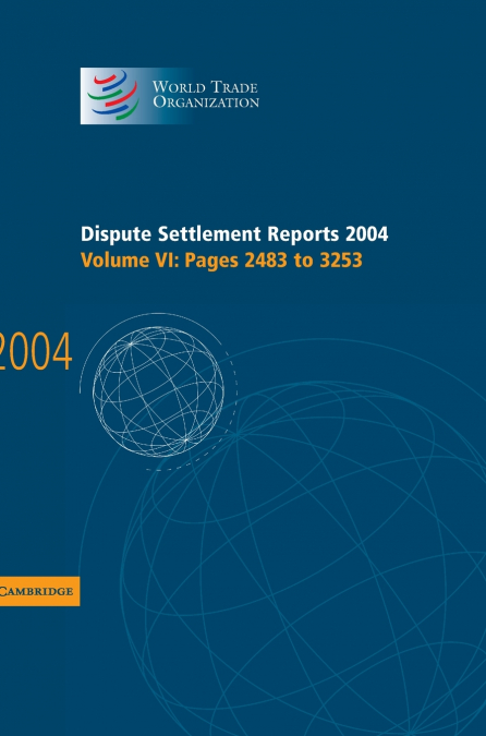 Dispute Settlement Reports 2004