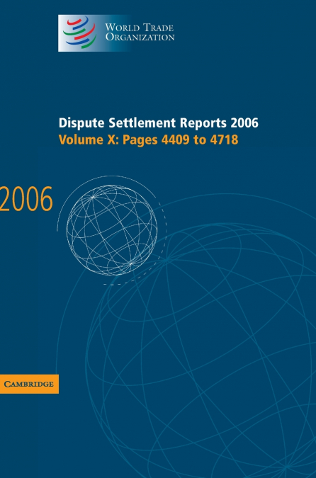 Dispute Settlement Reports 2006