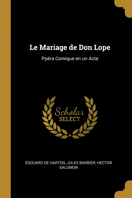 Le Mariage de Don Lope