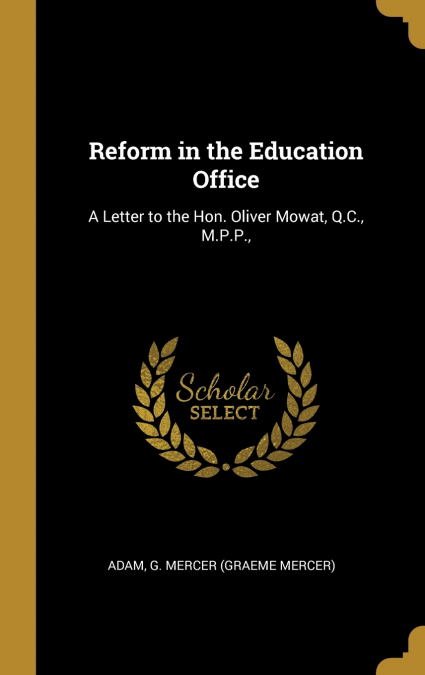 Reform in the Education Office