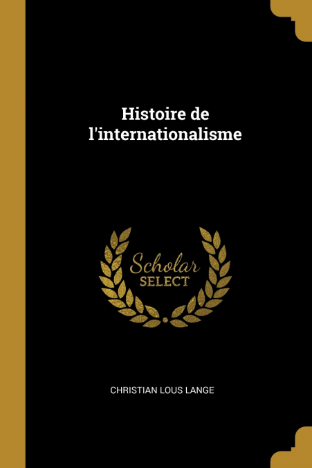 Histoire de l’internationalisme
