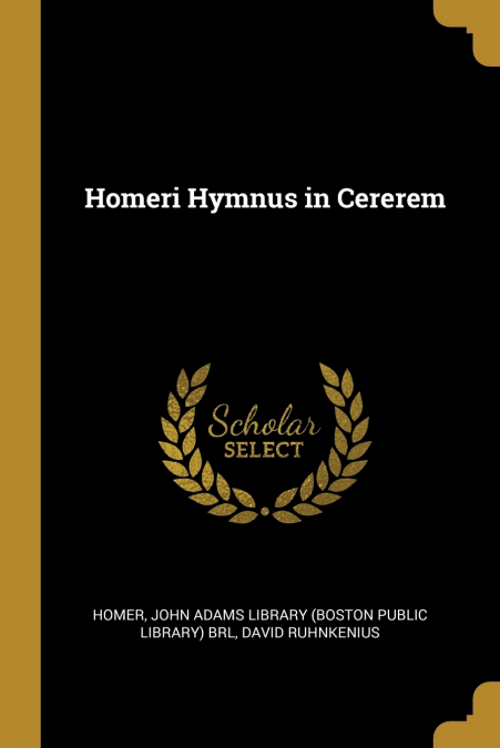 Homeri Hymnus in Cererem