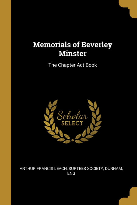 Memorials of Beverley Minster
