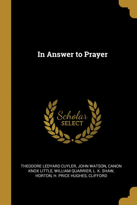 In Answer to Prayer