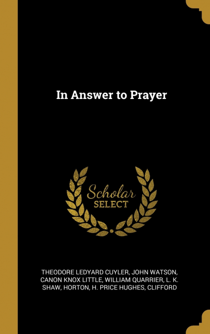 In Answer to Prayer