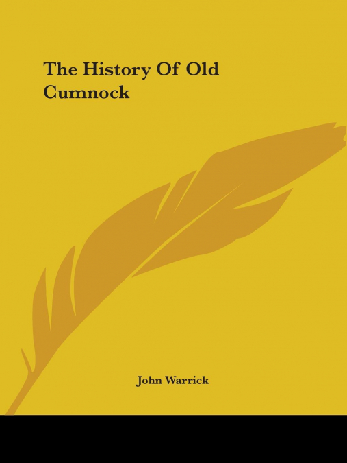 The History Of Old Cumnock