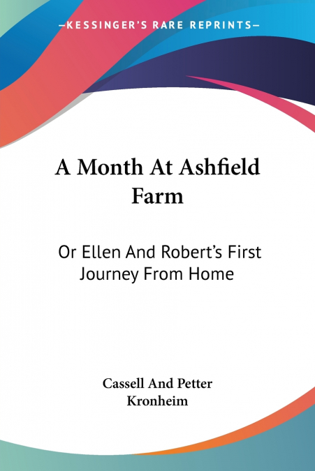 A Month At Ashfield Farm