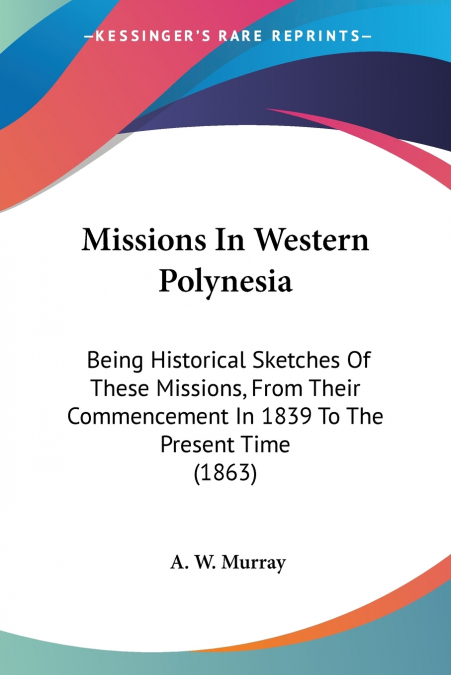 Missions In Western Polynesia
