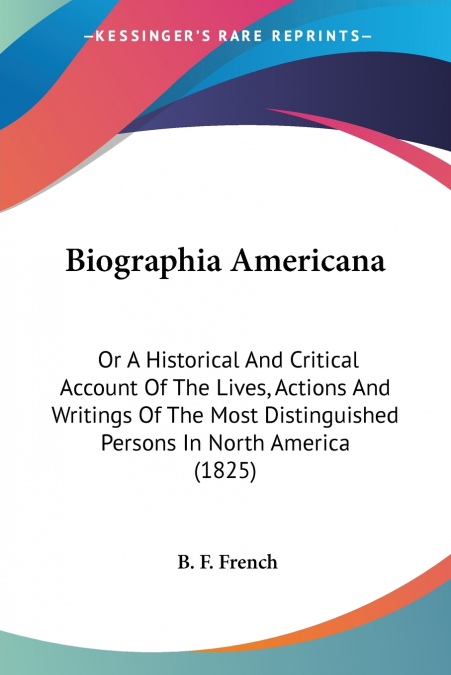Biographia Americana