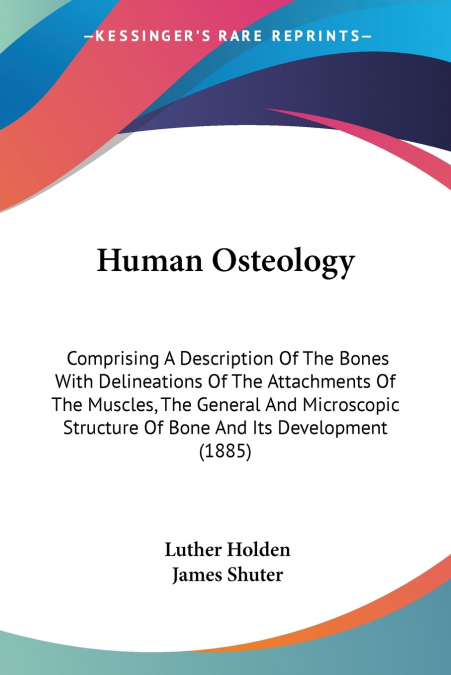 Human Osteology