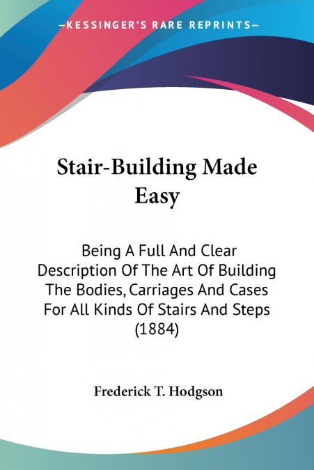 Stair-Building Made Easy