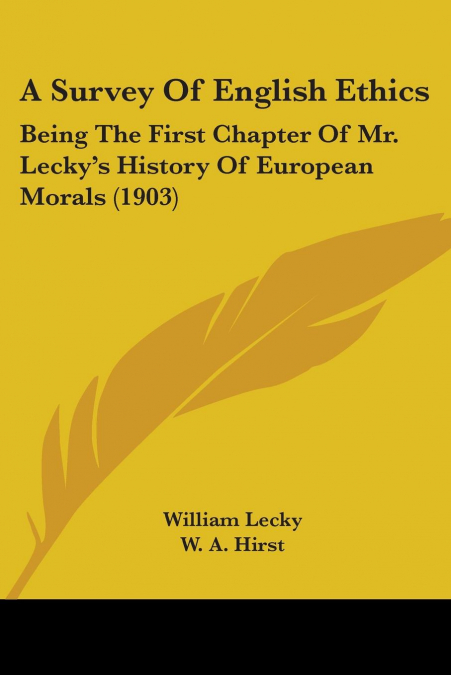 A Survey Of English Ethics