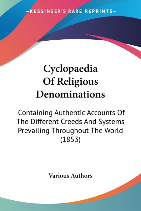 Cyclopaedia Of Religious Denominations