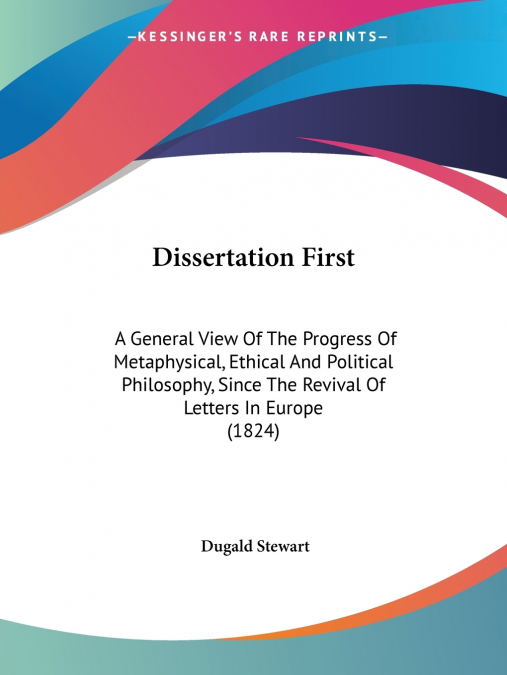 Dissertation First