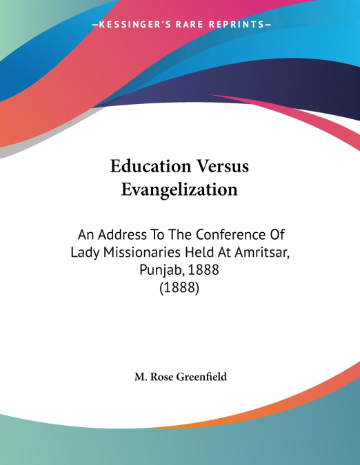 Education Versus Evangelization