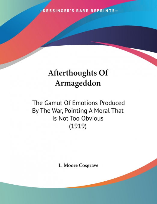 Afterthoughts Of Armageddon