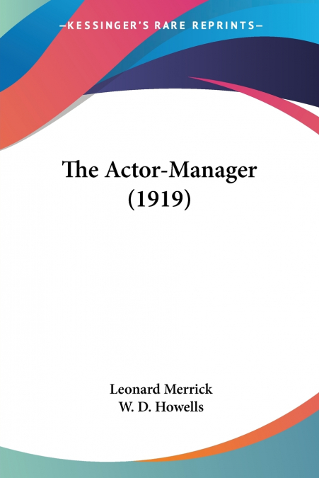 The Actor-Manager (1919)