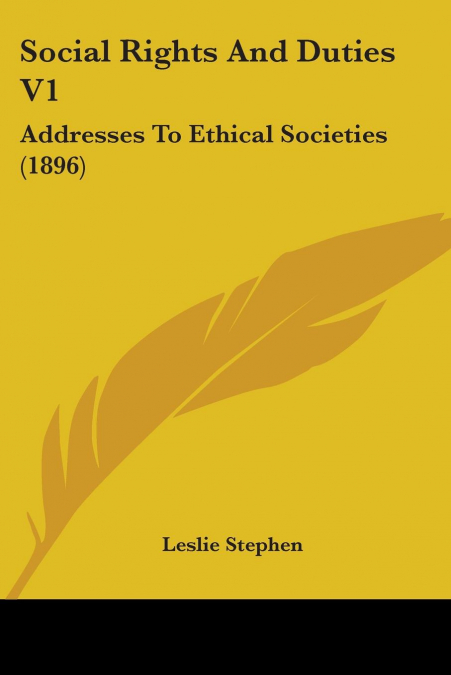Social Rights And Duties V1