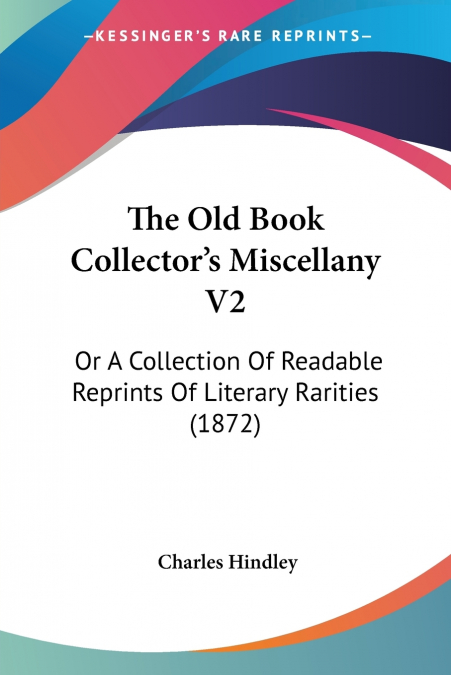 The Old Book Collector’s Miscellany V2