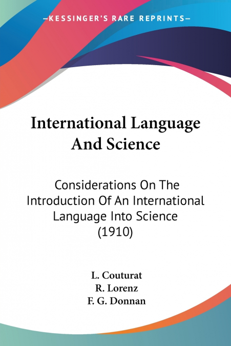 International Language And Science