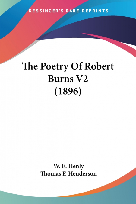 The Poetry Of Robert Burns V2 (1896)
