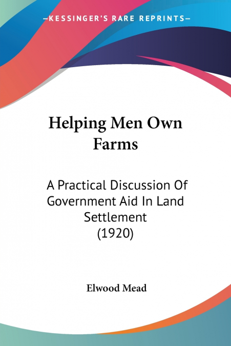 Helping Men Own Farms