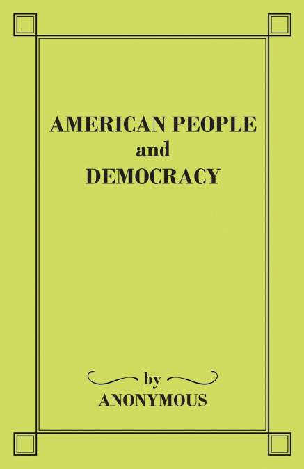 American People and Democracy