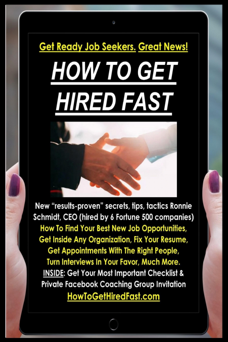 How To Get Hired Fast! GOOD NEWS JOB SEEKERS! Forget submitting resumes online getting minimal responses. Do this instead.