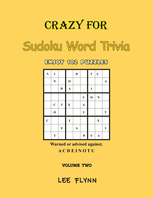 Crazy For Sudoku Word Trivia