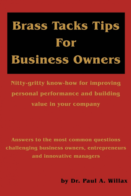 Brass Tacks Tips for Business Owners