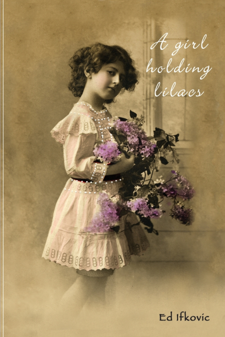 A Girl Holding Lilacs