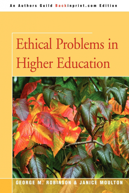 Ethical Problems in Higher Education