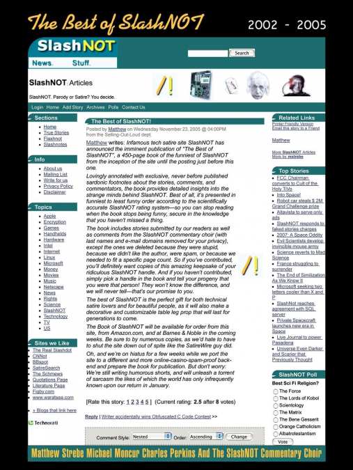 The Best of SlashNOT