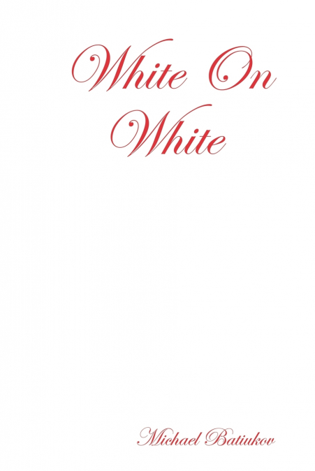 White on White
