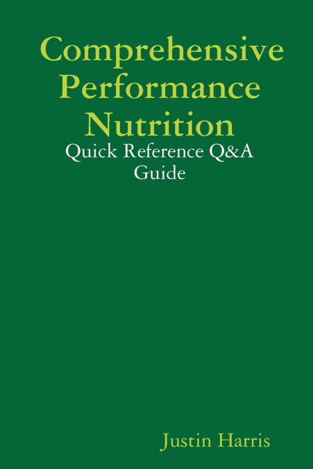 Comprehensive Performance Nutrition