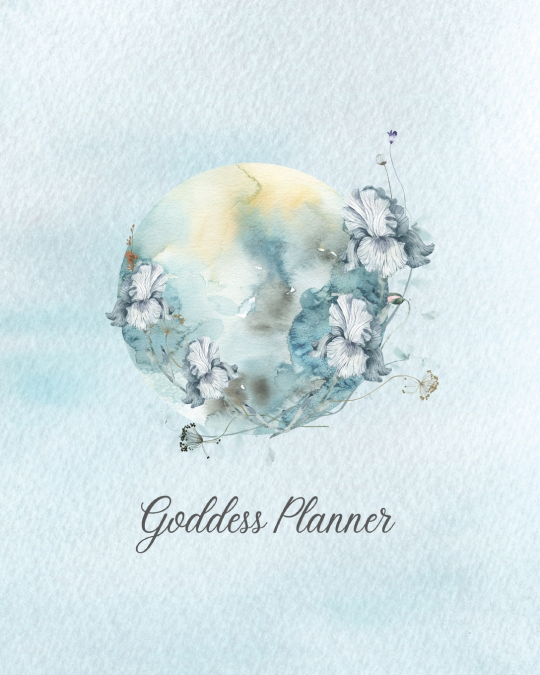 Goddess Planner - Undated Weekly, Monthly 8'x 10' with Moon Journal, To-Do Lists, Self-Care and Habit Tracker