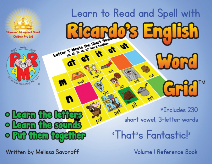 Learn to Read and Spell with Ricardo’s English Word Grid™